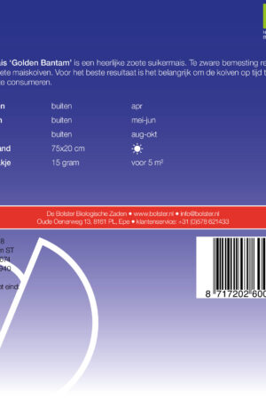 Suikermais 'Golden Bantam' - Afbeelding 2