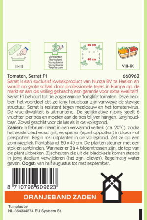 OBZ Tomaten Serrat F1 - Afbeelding 2