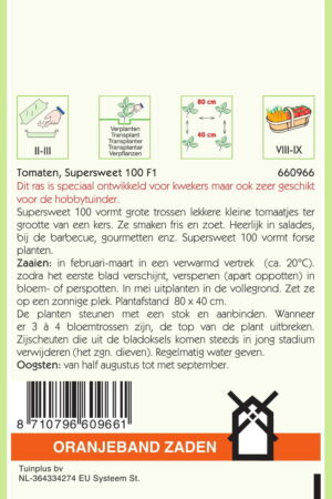 OBZ Tomaten Supersweet 100 F1 - Afbeelding 2