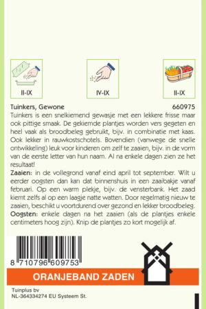 OBZ Tuinkers Gewone - Afbeelding 2