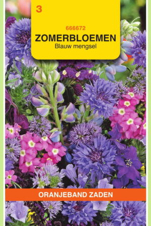 OBZ Zomerbloemen mengsel, blauw - Afbeelding 1