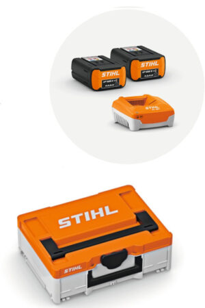 STIHL power box 3 met 2 x AP 500 s accu en AL 501 lader - Afbeelding 1