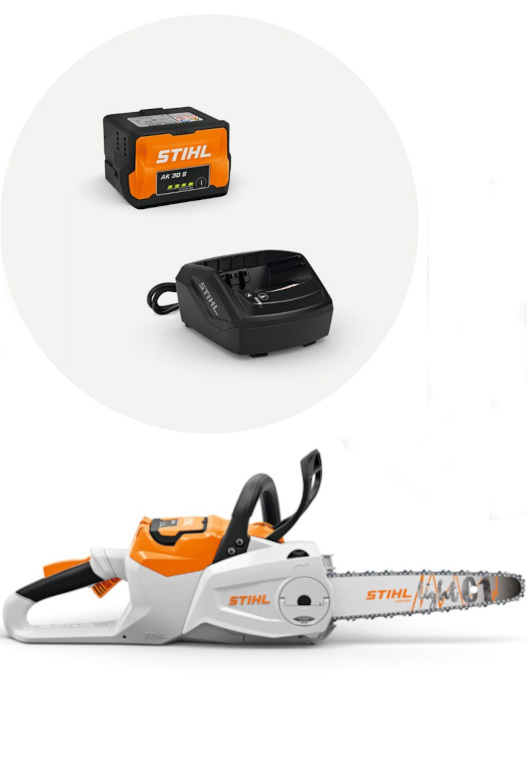 STIHL MSA 80 set met al 101 en AK 30 S