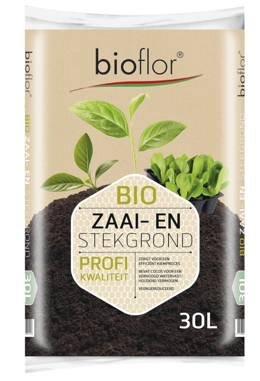 bioflor zaai en stek grond 30 lt - Tuincentrum Bos Park Tuin Roden bioflor zaai en stek grond 30 lt