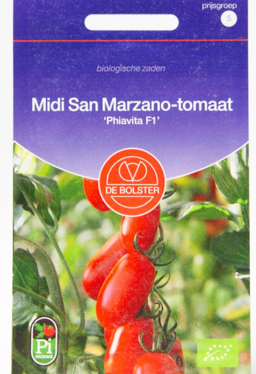 Midi San Marzano-tomaat Phiavita F1 voor